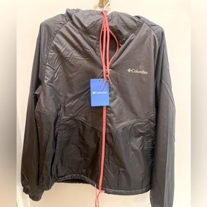 NWT Columbia fleece lined windbreaker